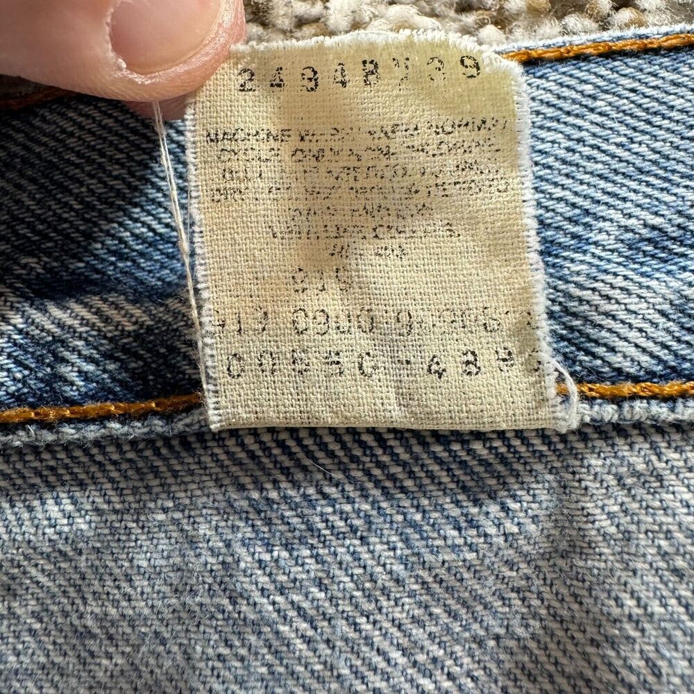 Vintage Levis Jeans Men 38x32 Blue Denim Pants 550 Relaxed Y2K 2000 Adult Casual - Picture 9 of 10